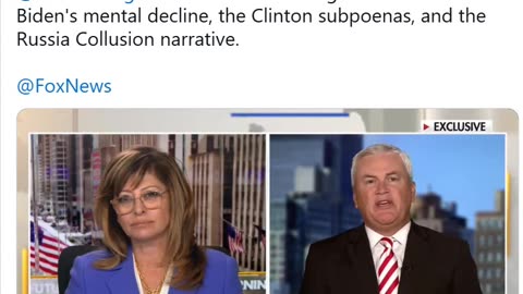 Rep. James Comer on the Clinton Subpoenas – “We’ve Asked Them to Come in in October, We’ve Given Them Specific Dates” “The American people want to know what went on, on Epstein Island. We know Clinton went there many times.