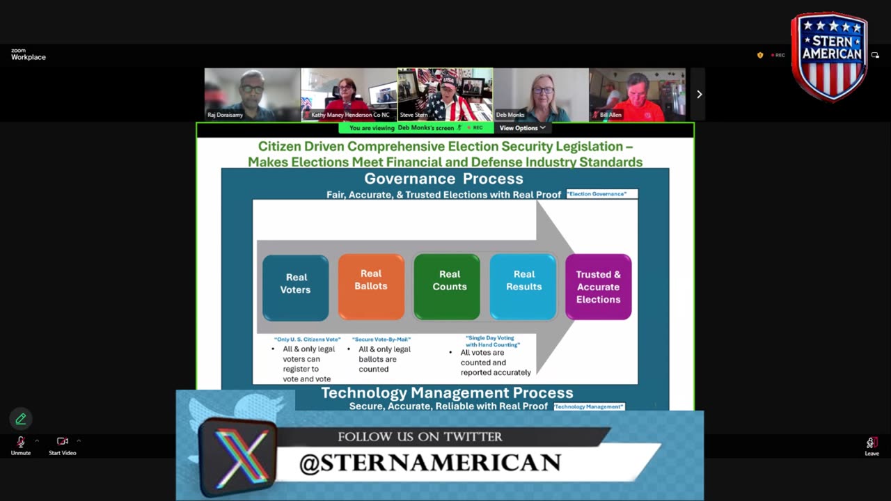 Steve Stern's Election Integrity Call