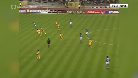 Itálie vs Rumunsko - čtvrtfinále EURO 2000