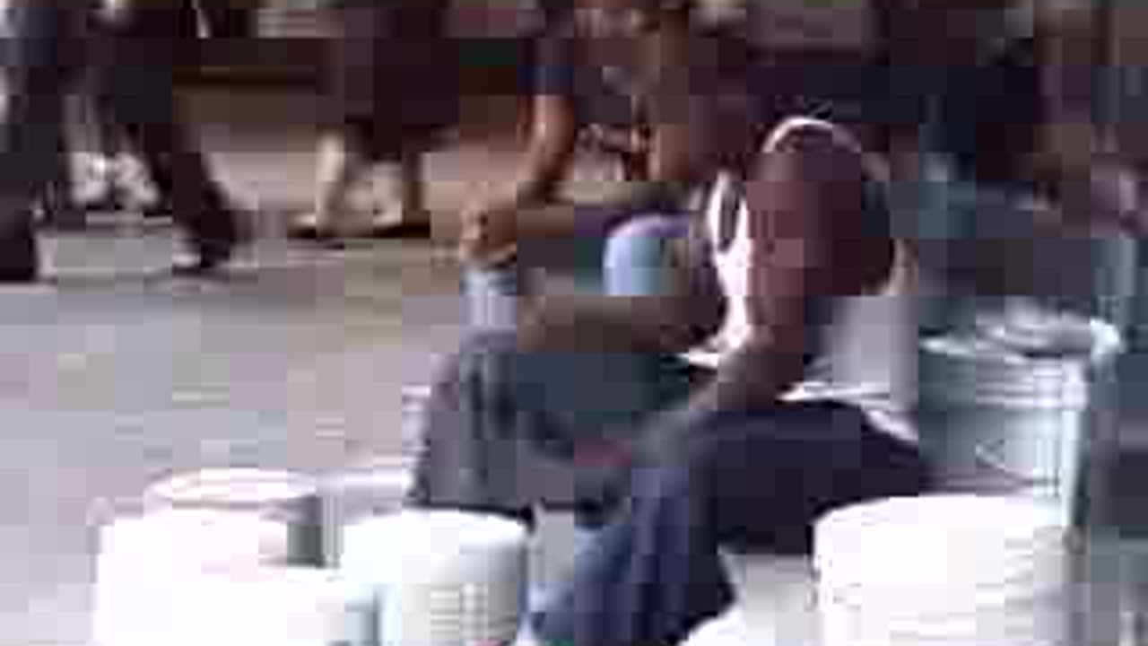 Bateria no balde