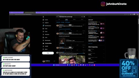 John tours the internet. 40% off shellshockcbd.com