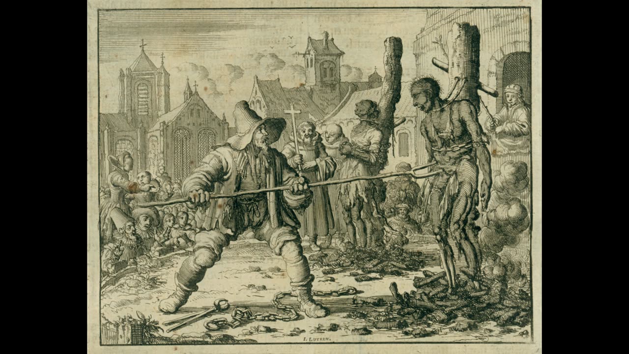 Audiobook of Martyr's Mirror Part 414: Martyrdom of David and Levina at Ghent 1554AD