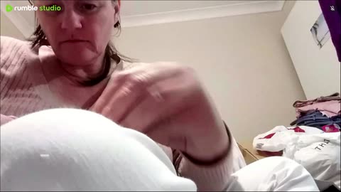 Polly sews