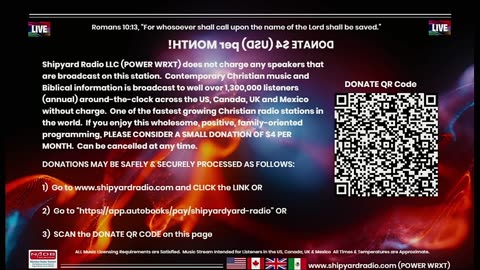 Contemporary Christian Music - Shipyard Radio LLC - POWER WRXT