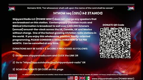 Contemporary Christian Music - Shipyard Radio LLC - POWER WRXT