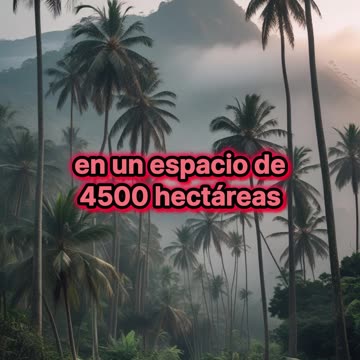 El mayor bosque de palma de cera del mundo.