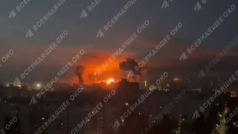 Extensive Russian strikes in the center of the Ukrainian capital