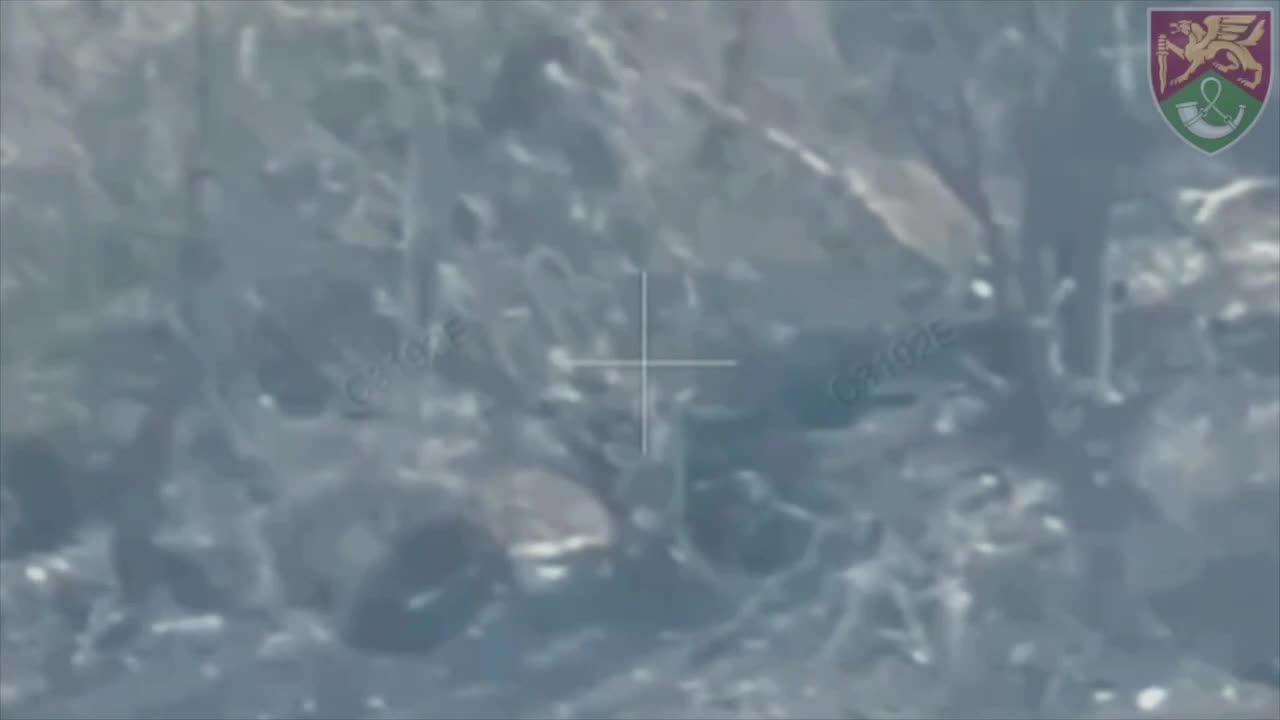 Pair of Russian Soldiers Jump into Ukrainian Trench