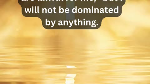 Journey of faith and spiritual growth 1 Corinthians 6:12 Daily Bible Verse