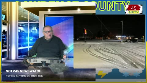 NCTV45 Road and weather update 8 AM January 15, 2026