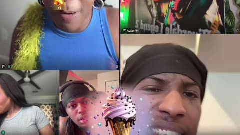 - 21 BB ; GETS KNOCKED BY DROSKI WHILE ARGUING W| K9 OVER IF THEY SLEPT TOGETHER OR NOT !