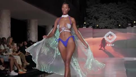 he Best of Luxe Living Fashions 2024 | Miami Swim Week 🔥 4K Slow-Motion Highlights You Can’t Miss