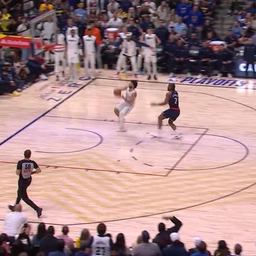 NBA - DeAndre Jordan's block leads to the Jamal Murray THROWDOWN. 😲