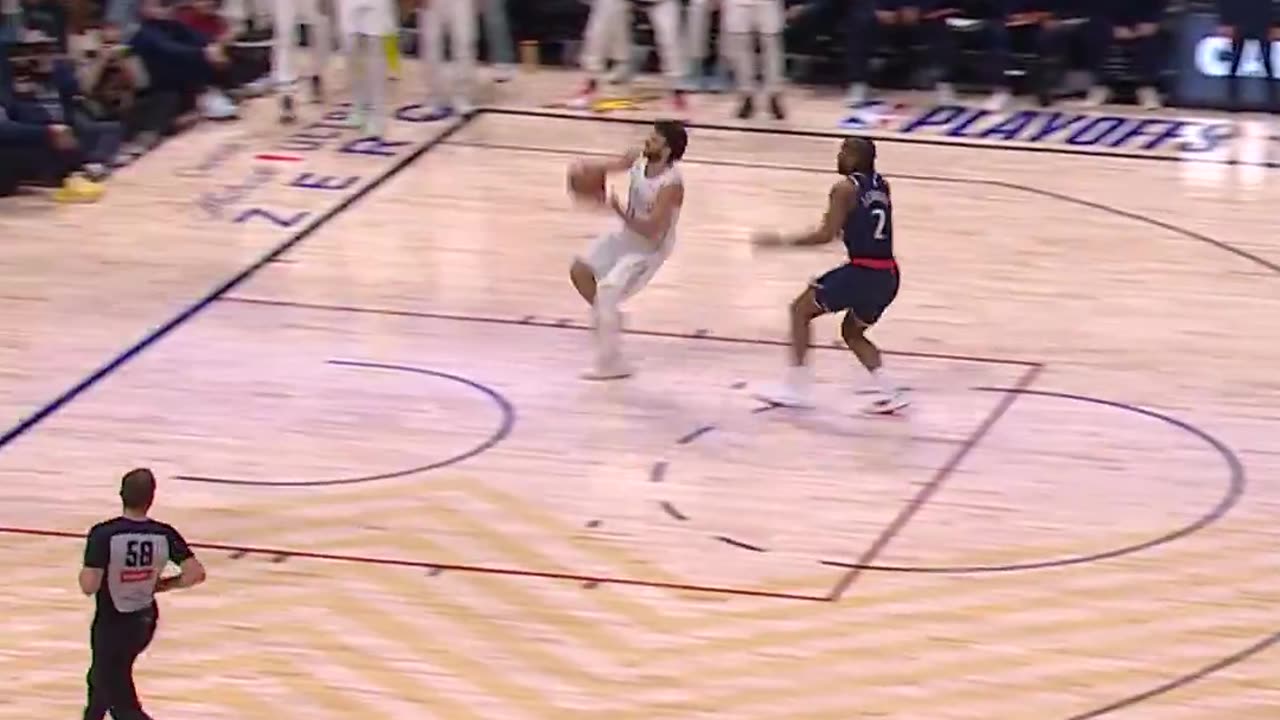 NBA - DeAndre Jordan's block leads to the Jamal Murray THROWDOWN. 😲
