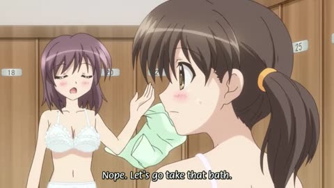Anime R-15 -When you have an invisiblility suit and enter the girl dormitory