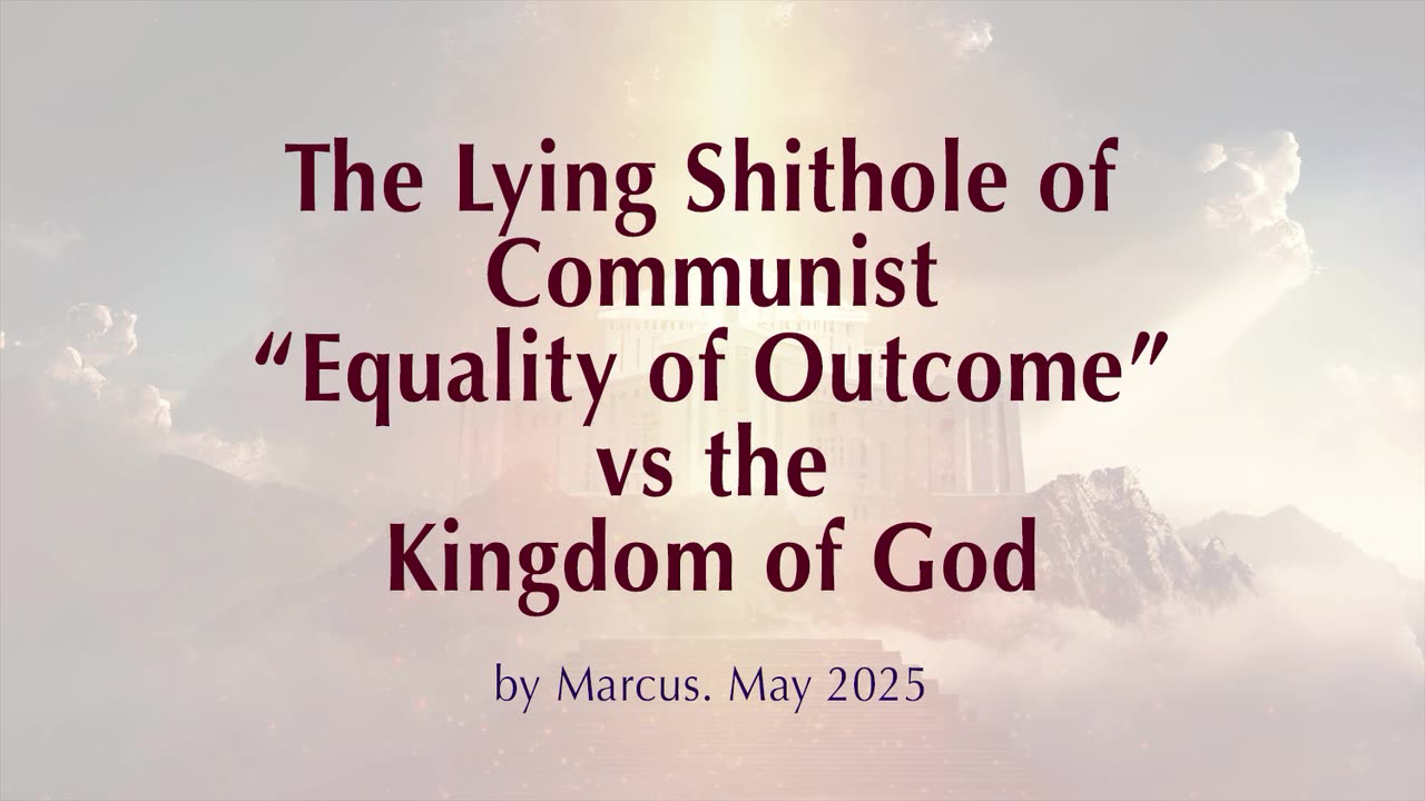 The Lie of "Equality Of Outcome"