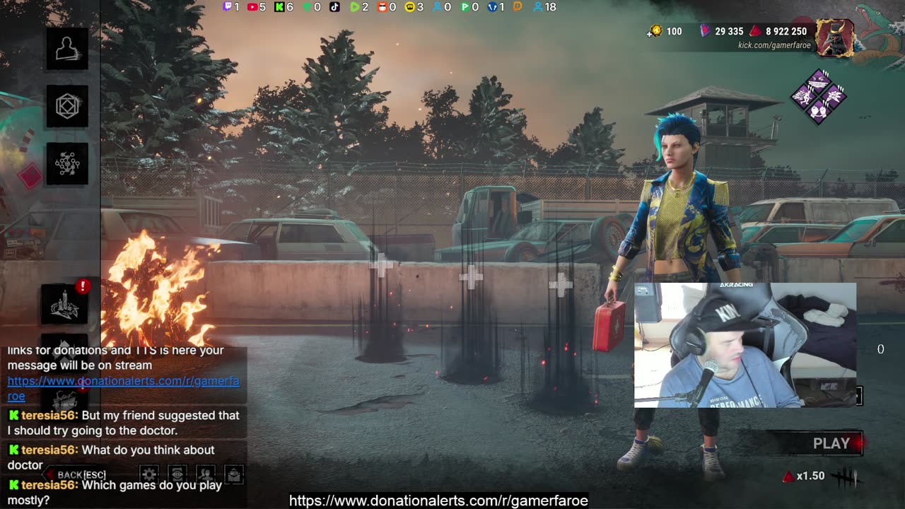 playing dead by daylight