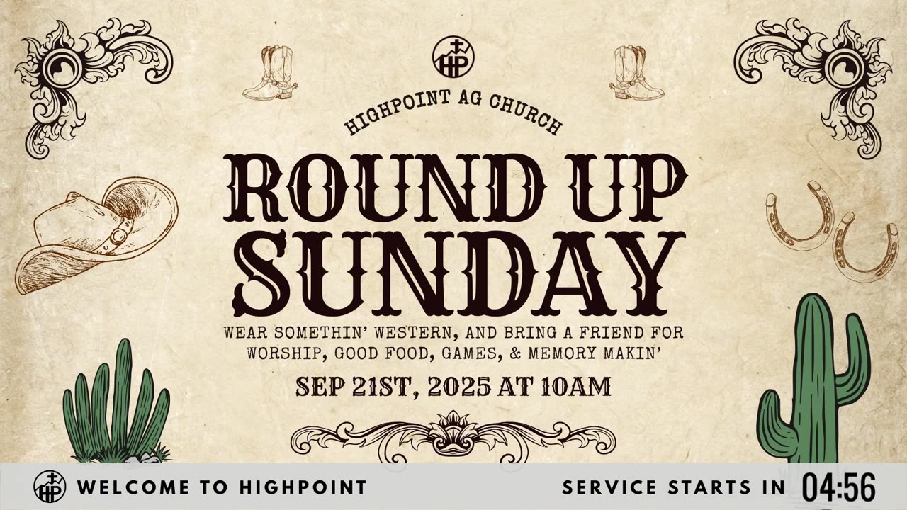 High Point Assembly of God Sunday Morning Worship - 9-14-2025