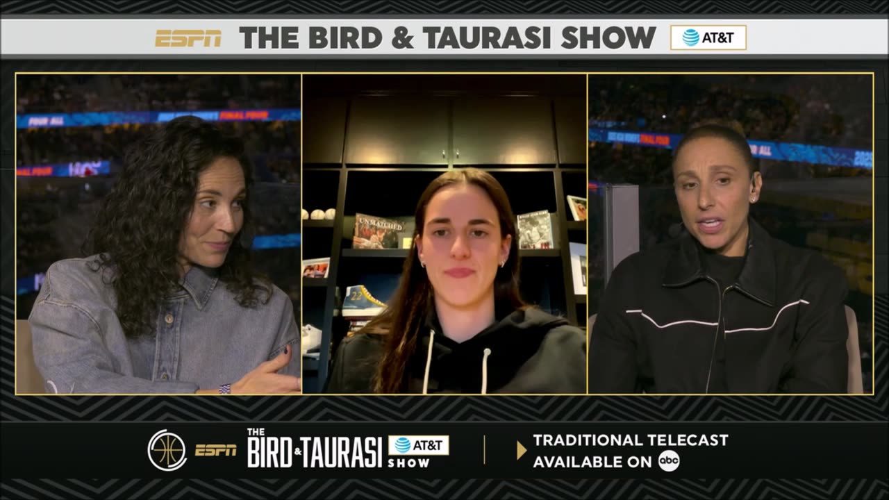 👀 Caitlin Clark on Geno Auriemma retiring | Bird & Taurasi Show | UConn Huskies women's basketball