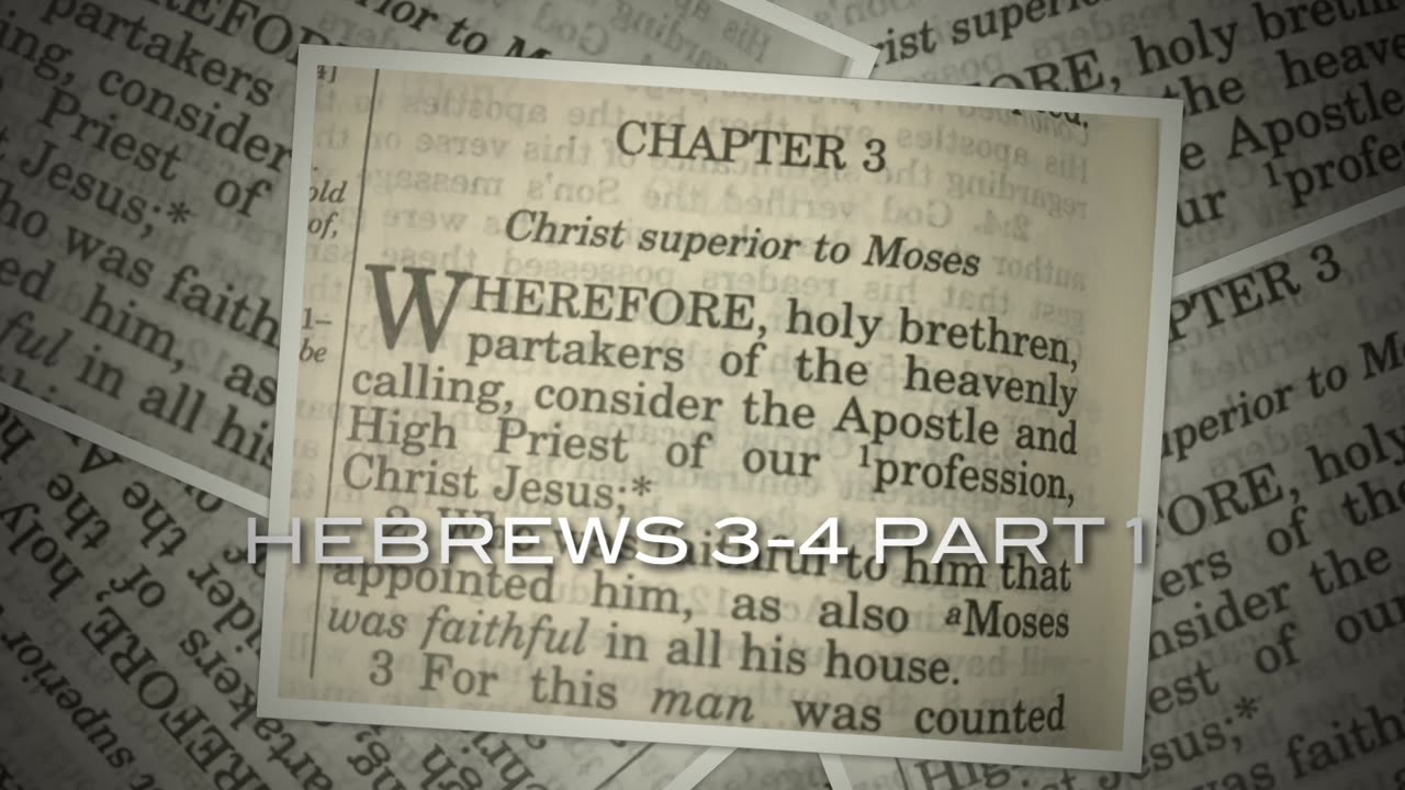 HEBREWS 3-4 PART 1 (SUMMER TEEN CAMP 2008)