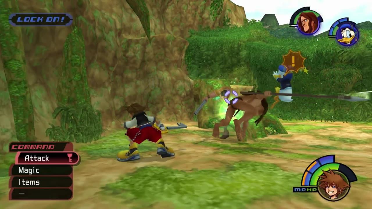 Kingdom Hearts HD 1.5 Final Mix Walkthrough Part 5 - Deep Jungle