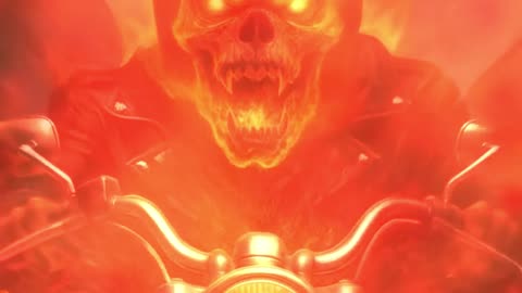 Bulldog on Fire 🔥🐕 | Ghost Rider Vibes
