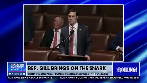 REP. GILL BRINGS ON THE SNARK