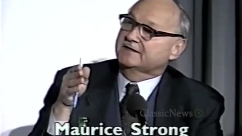 Maurice Strong Applauded Klaus Schwab on Agenda 21 Initiative at World Economic Forum in 1991