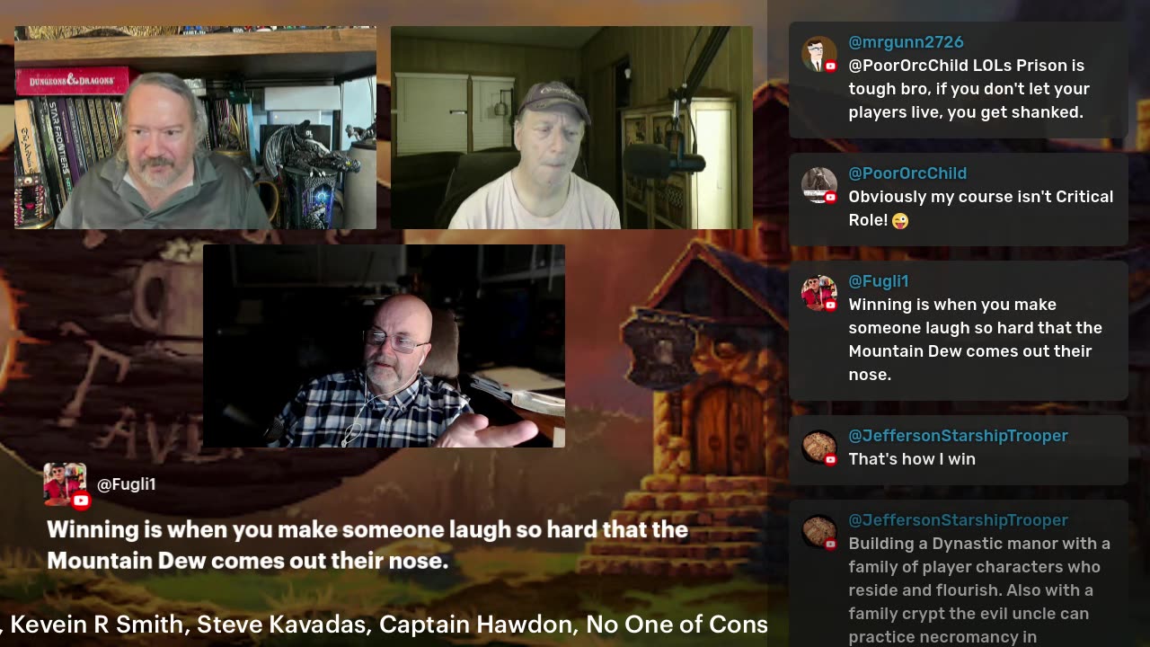 Dungeons, Dragons, & Discourse Live! Tonight Frifay Nov 7th @ 8PM ET