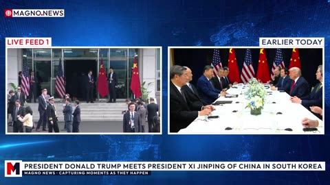 🇺🇸|🇨🇳 President Donald Trump meets President Xi Jinping of China in Gyeongju, South Korea [LIVE]