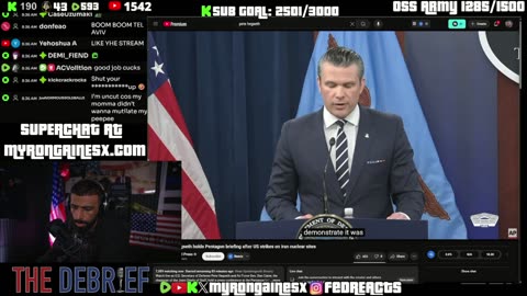 LIVE: Pentagon Briefing Post Iran Bombing
