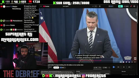 LIVE: Pentagon Briefing Post Iran Bombing