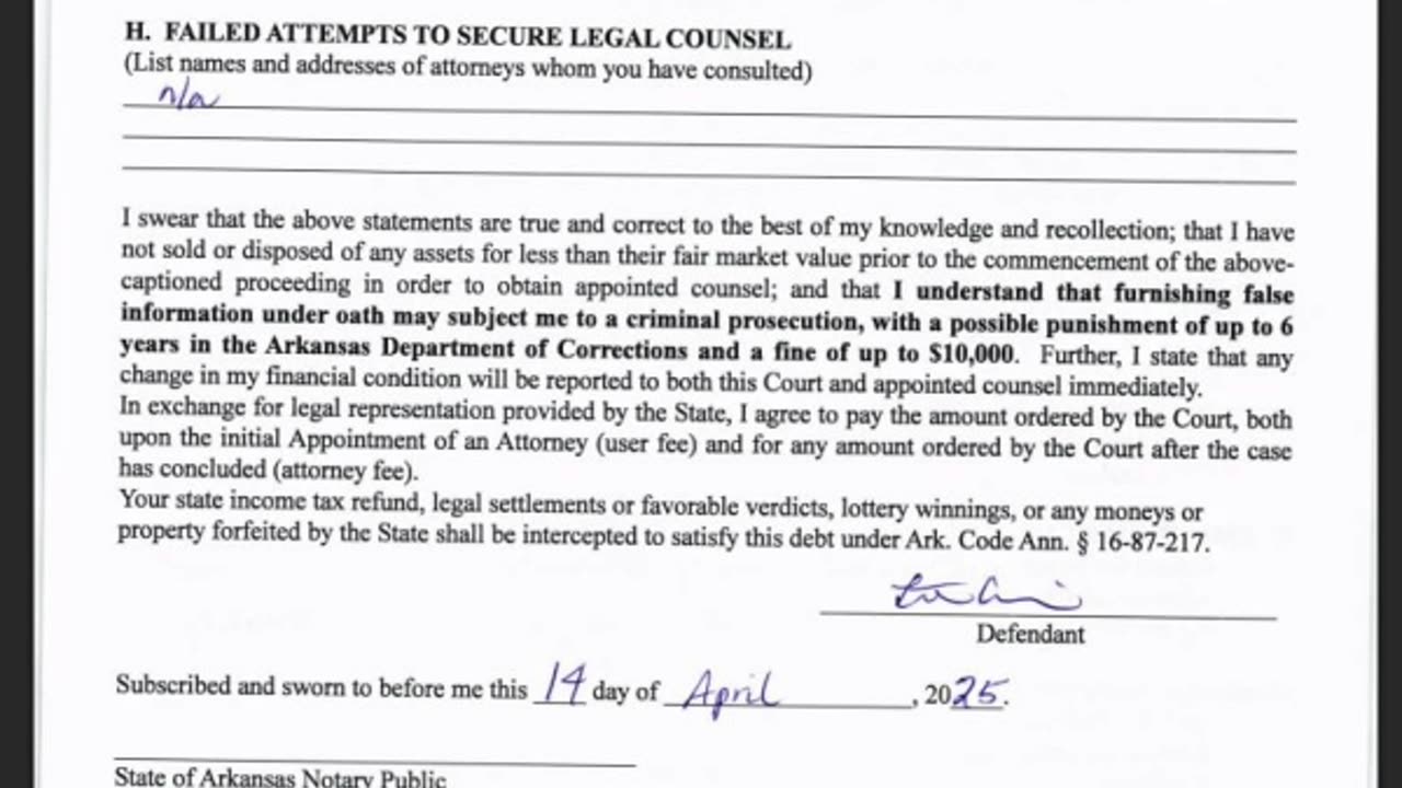 LC Case Update 4/25/25