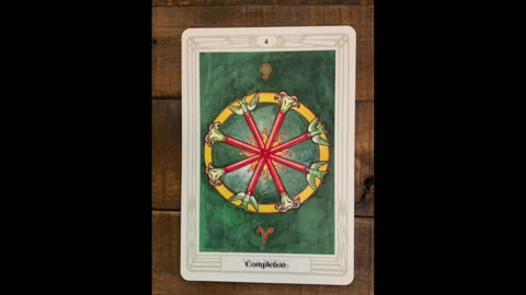 Sun in Aries and Four of Wands