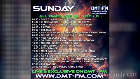 DMT FM Weekly Schedule Monday 19-05-2025 - Sunday 25-05-2025