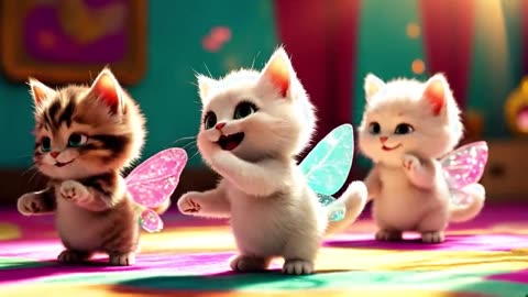 animated funny cats dance