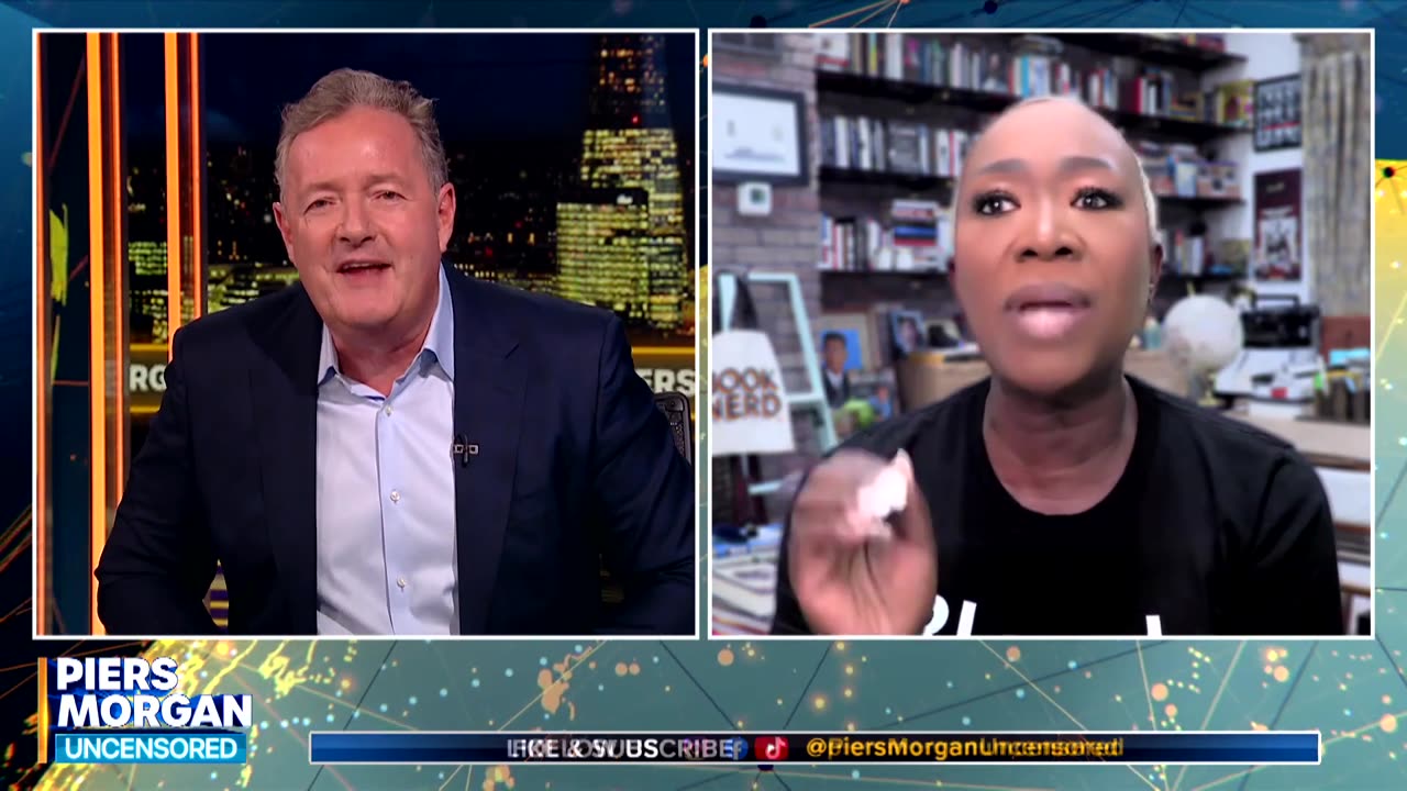 Joy Reid Comes Unglued When Piers Morgan Confronts Her About History Of Playing 'Race Card'
