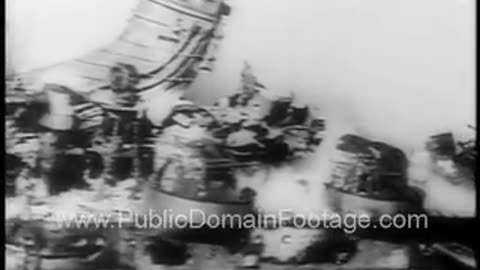 Battle of Midway WWII Newsreel PublicDomainFootage.com