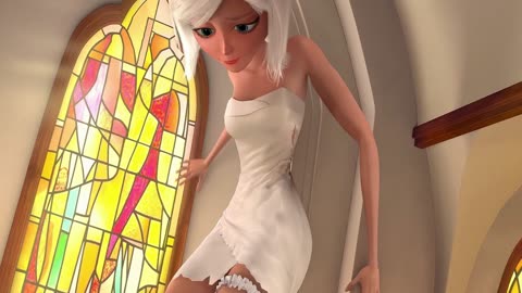 Ginormica Giantess Growth - Monsters Vs. Aliens (4K60 AI Upscale) [巨大娘]