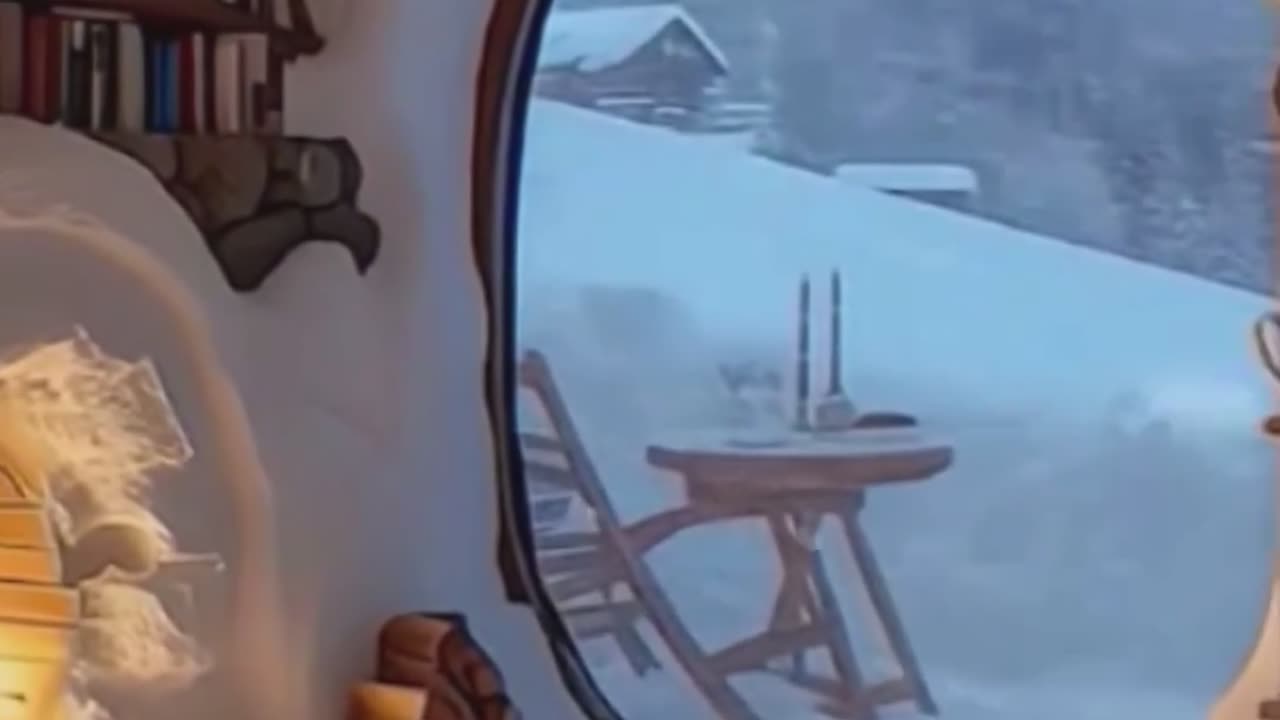 Peaceful Winter Ambiance / igloo style.