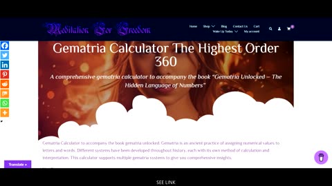 A FREE Gematria Calculator To Accompany the book!