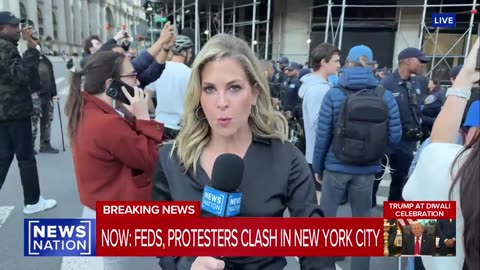 🧨NYC Looks Like 'War Zone' as Alleged Agitators Clash with Feds
