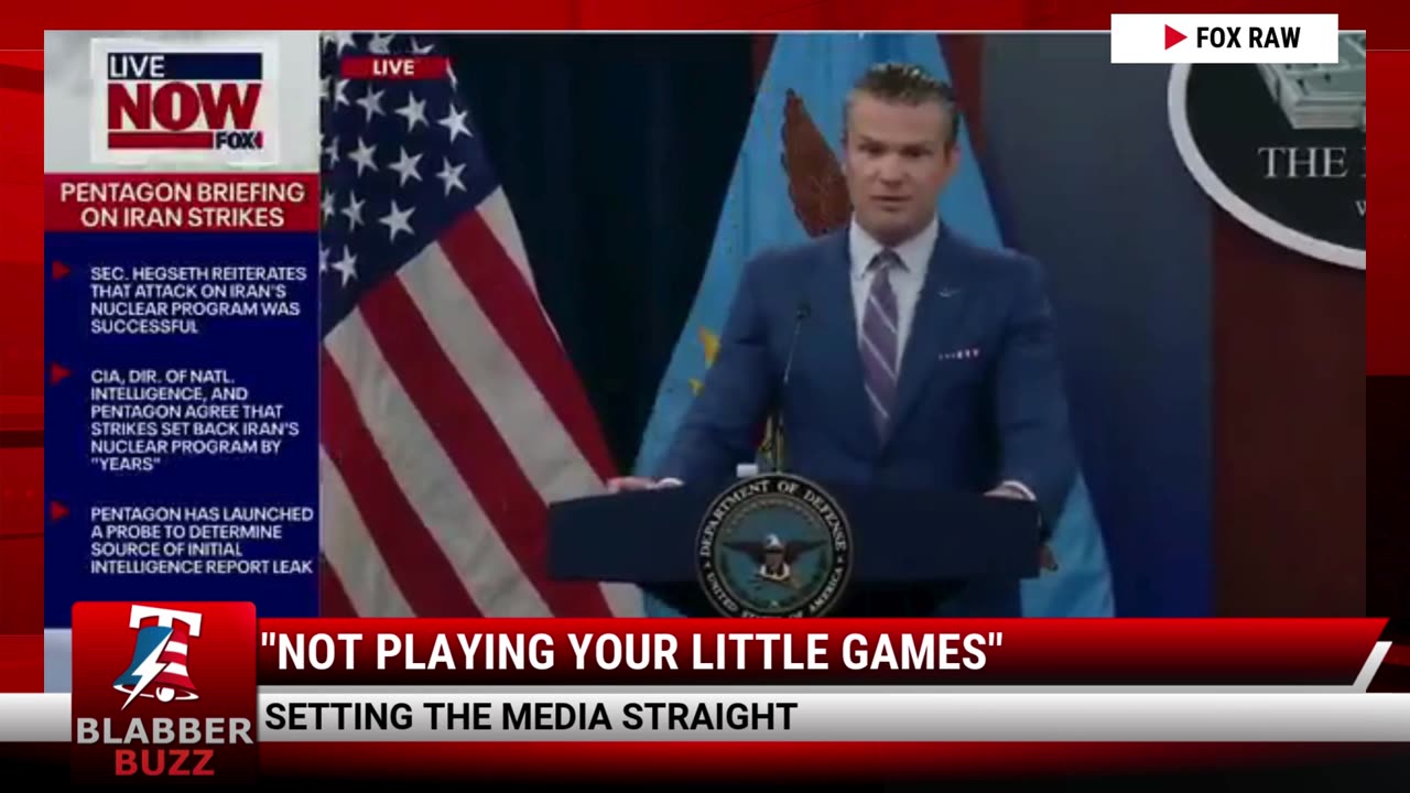 "Not Playing Your Little Games"