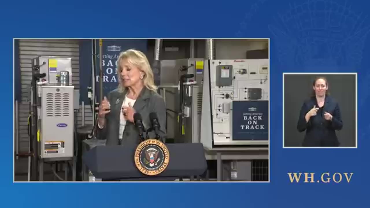 President Biden and the First Lady Deliver Remarks at Tidewater Community College