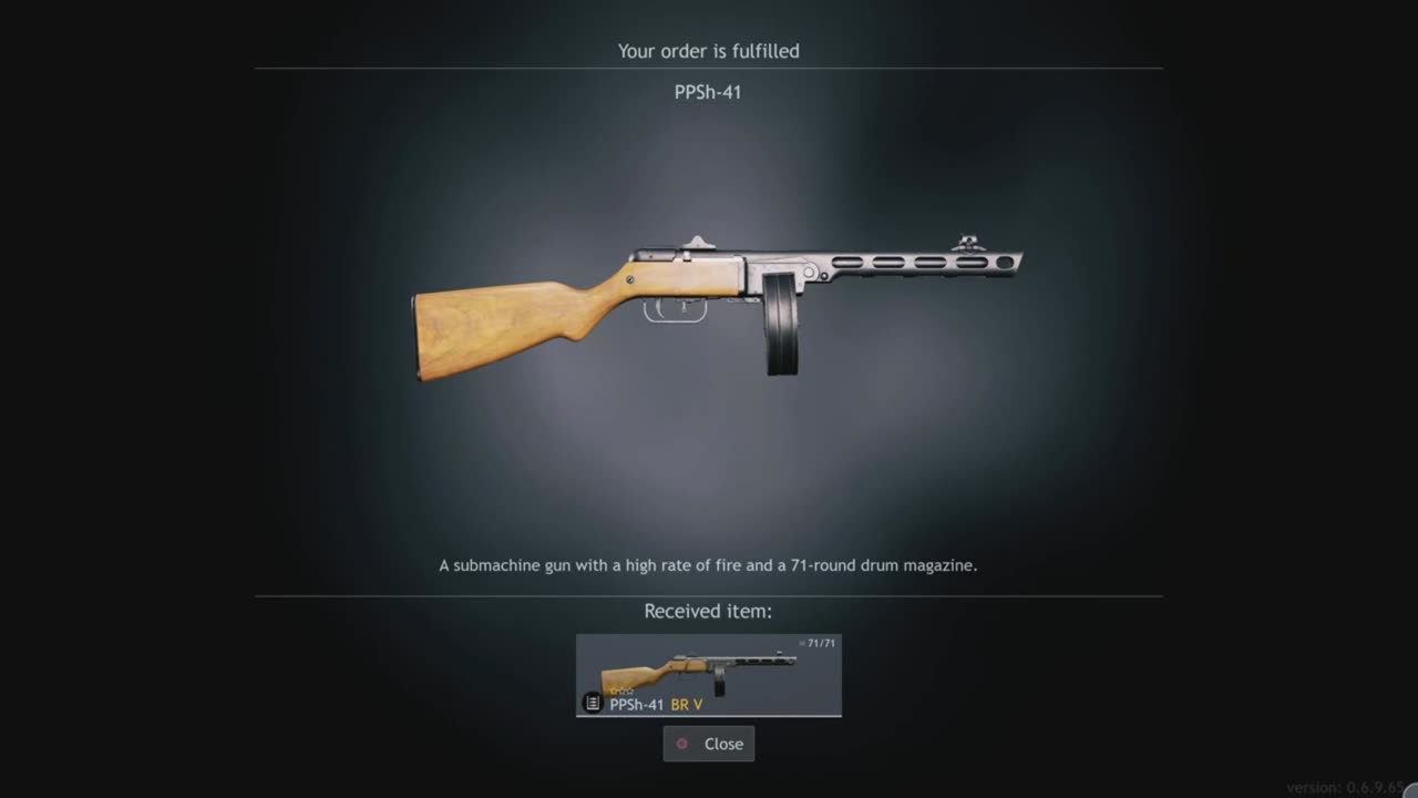 The PPSh-41 'Shpagin's machine-pistol-41') is a selective-fire, open-bolt, blowback submachine gun