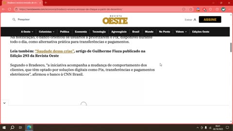 Bradesco encerra emissão de cheque a partir de dezembro.mp4