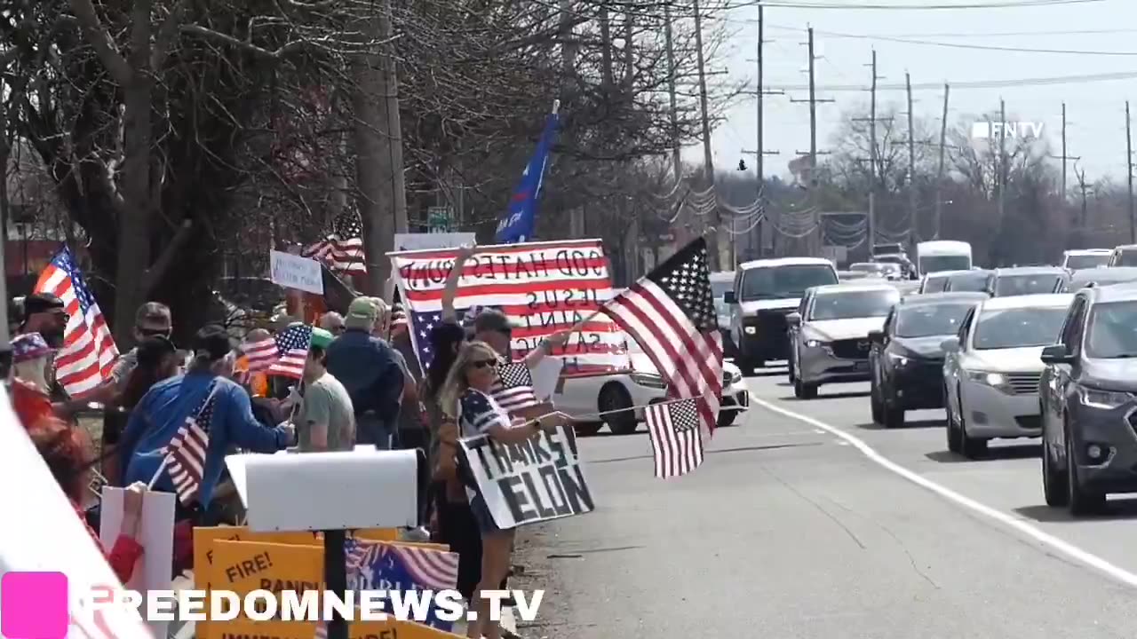 New Jersey, Happened Now: The rally of Patriots "Stand with Tesla"