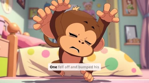10 Little Monkeys Bouncing on the Bed | Countdown Nursery Rhyme