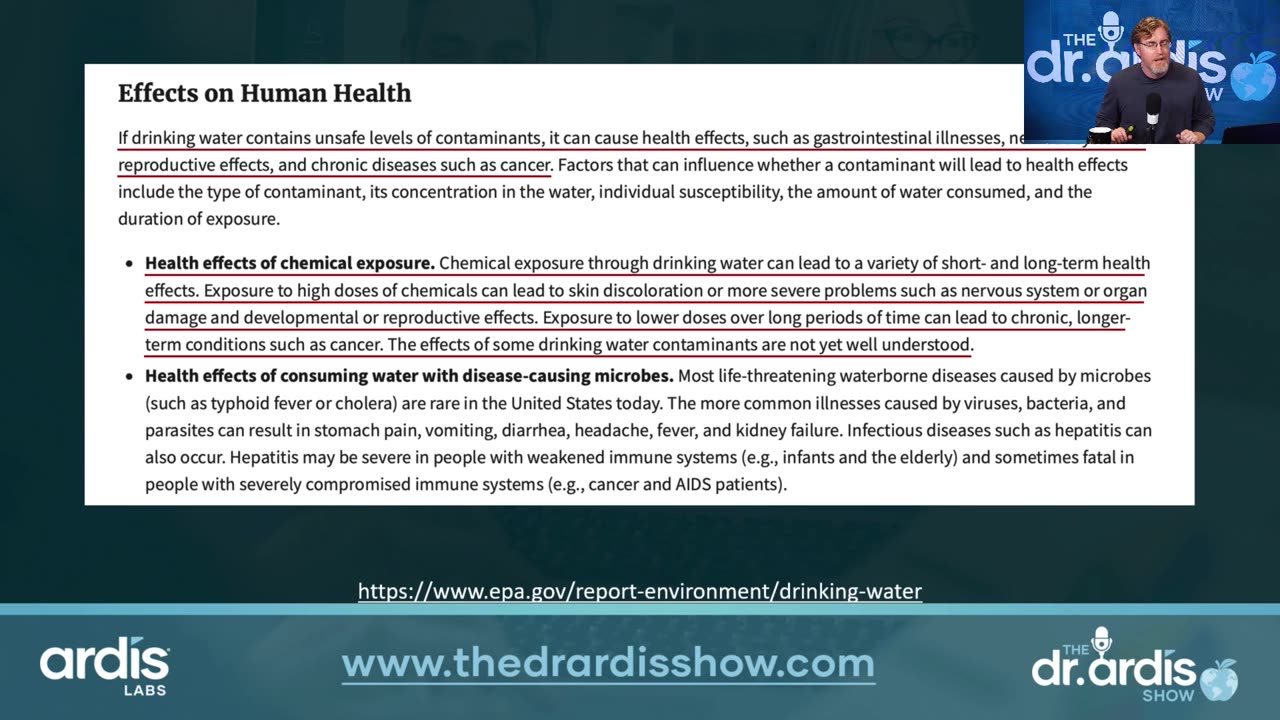 Dr. Bryan Ardis "Sum of All FEARS" 4.9.25 - Is Your Water Killing You