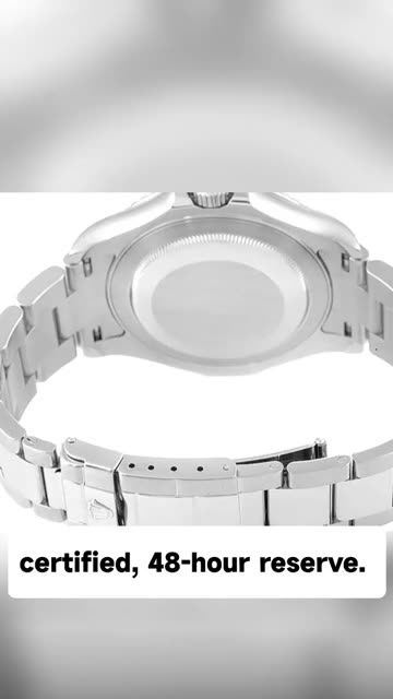 Rolex Mens Stainless Steel And Platinum Yachtmaster Silver Factory Dial